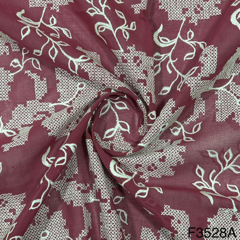 Cross Stitch Embroidered 2*2 Rubia Cotton Fabric-F3528